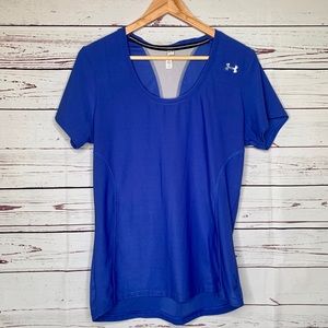 Under Armour | Blue and Silver Cold Black Top